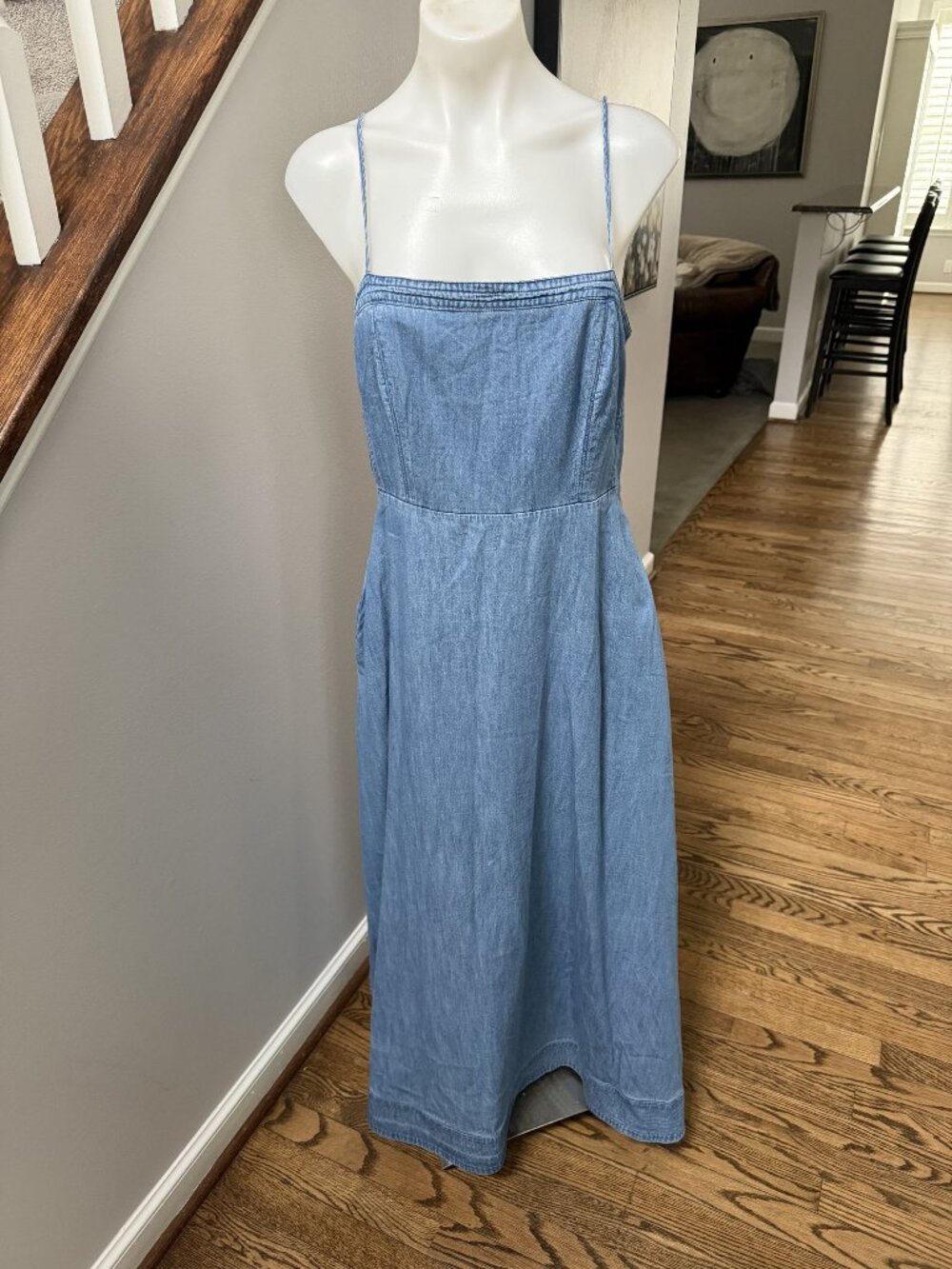 Tuckernuck Rhea Denim Maxi Dress Medium